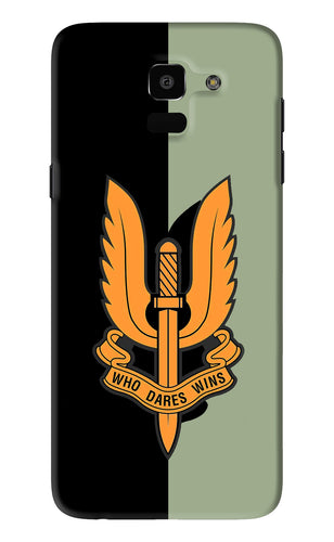 Balidan Logo Samsung Galaxy J6 Back Skin Wrap