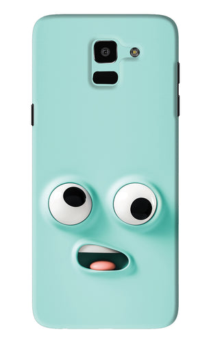 Silly Face Cartoon Samsung Galaxy J6 Back Skin Wrap