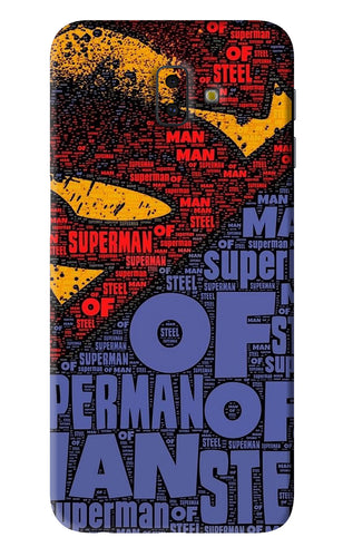 Superman Samsung Galaxy J6 Plus Back Skin Wrap