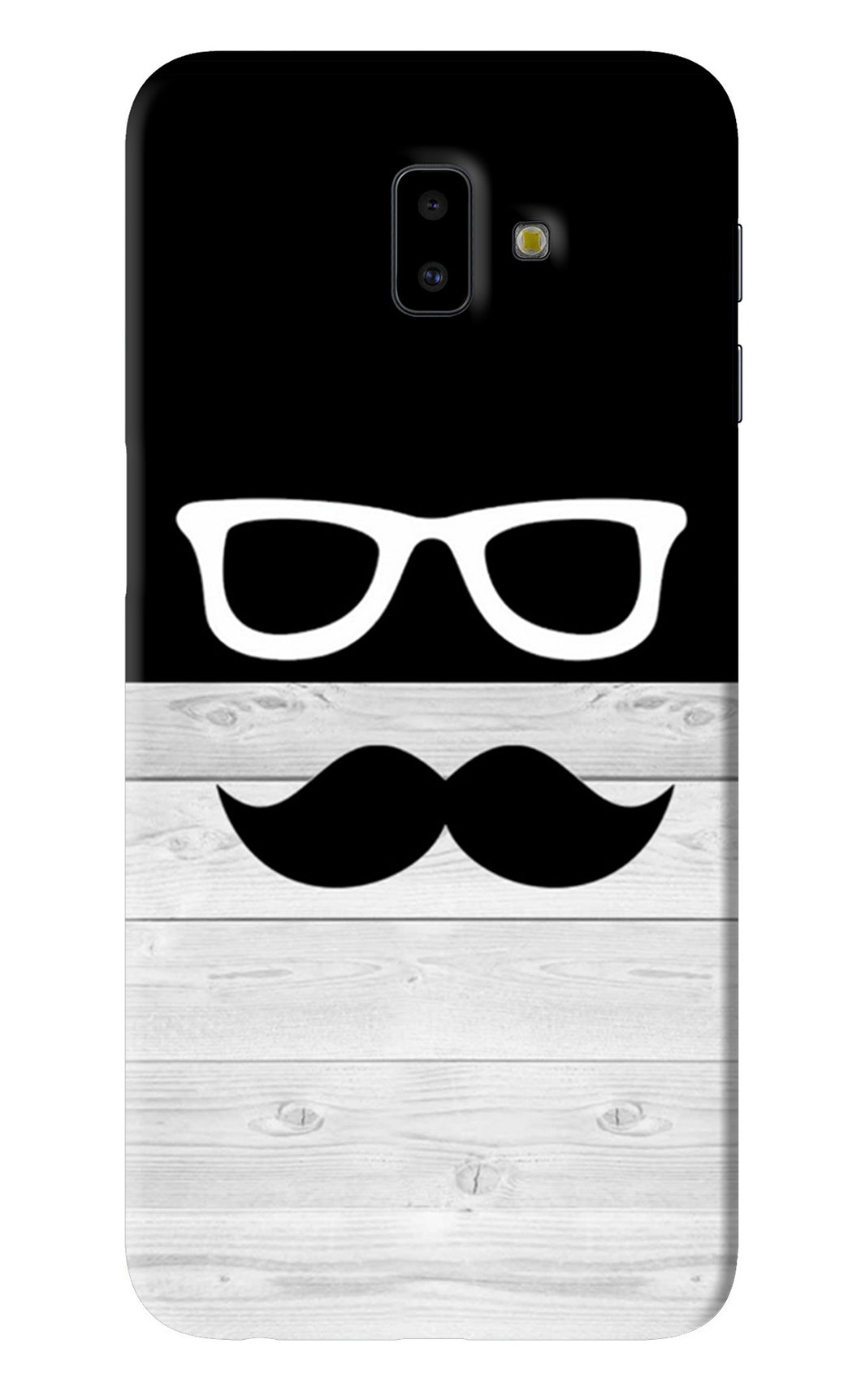 Mustache Samsung Galaxy J6 Plus Back Skin Wrap