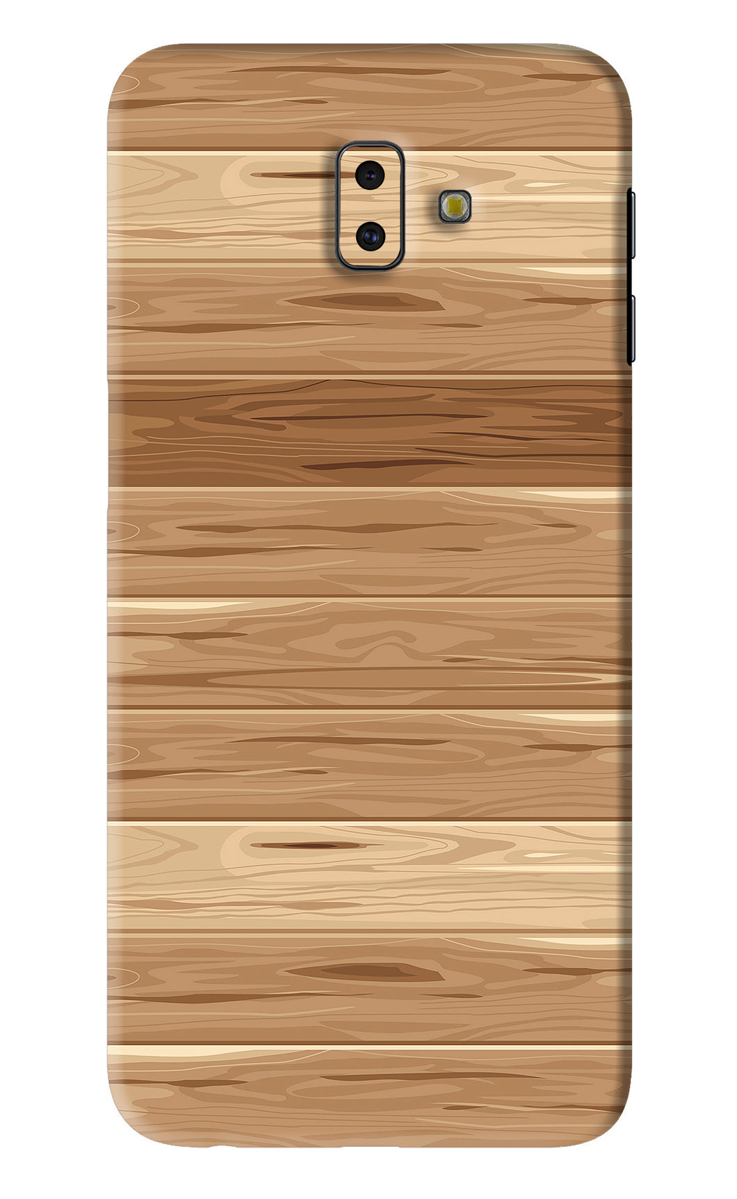Wooden Vector Samsung Galaxy J6 Plus Back Skin Wrap