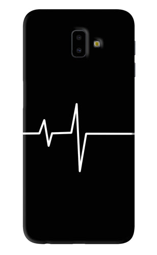 Heart Beats Samsung Galaxy J6 Plus Back Skin Wrap