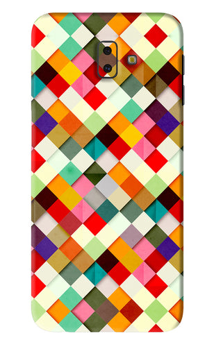 Geometric Abstract Colorful Samsung Galaxy J6 Plus Back Skin Wrap