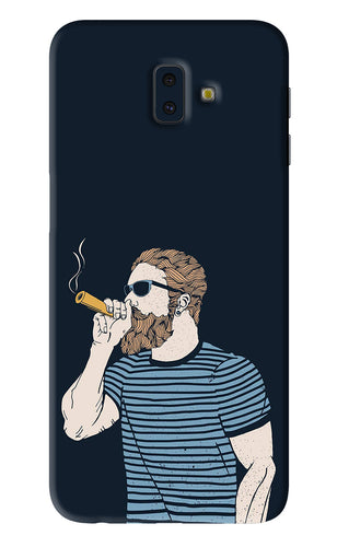 Smoking Samsung Galaxy J6 Plus Back Skin Wrap