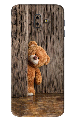 Teddy Wooden Samsung Galaxy J6 Plus Back Skin Wrap
