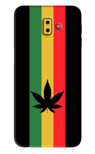 Weed Flag Samsung Galaxy J6 Plus Back Skin Wrap