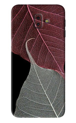 Leaf Pattern Samsung Galaxy J6 Plus Back Skin Wrap