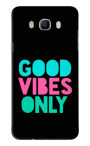 Quote Good Vibes Only Samsung Galaxy J7 2016 Back Skin Wrap