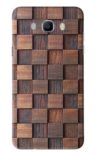 Wooden Cube Design Samsung Galaxy J7 2016 Back Skin Wrap