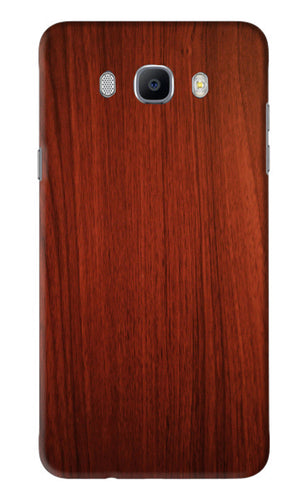 Wooden Plain Pattern Samsung Galaxy J7 2016 Back Skin Wrap