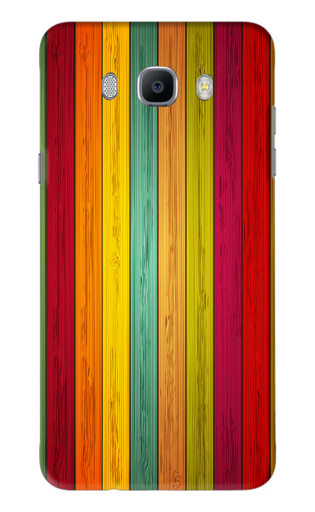Multicolor Wooden Samsung Galaxy J7 2016 Back Skin Wrap