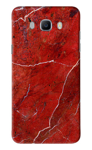 Red Marble Design Samsung Galaxy J7 2016 Back Skin Wrap