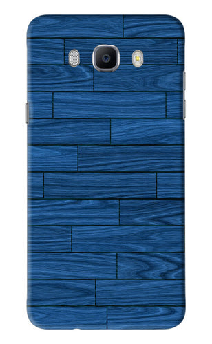 Blue Wooden Texture Samsung Galaxy J7 2016 Back Skin Wrap
