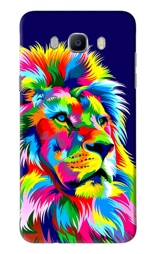 Vector Art Lion Samsung Galaxy J7 2016 Back Skin Wrap
