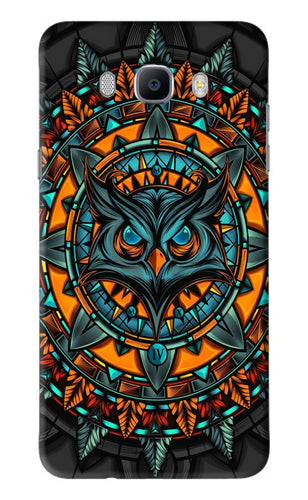 Angry Owl Art Samsung Galaxy J7 2016 Back Skin Wrap