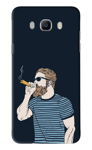 Smoking Samsung Galaxy J7 2016 Back Skin Wrap