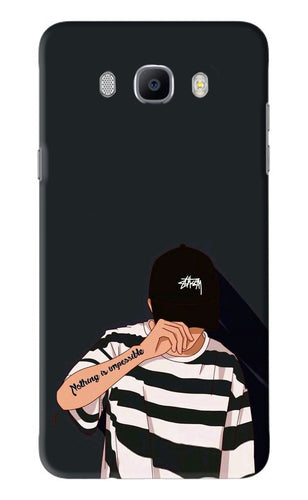 Aesthetic Boy Samsung Galaxy J7 2016 Back Skin Wrap