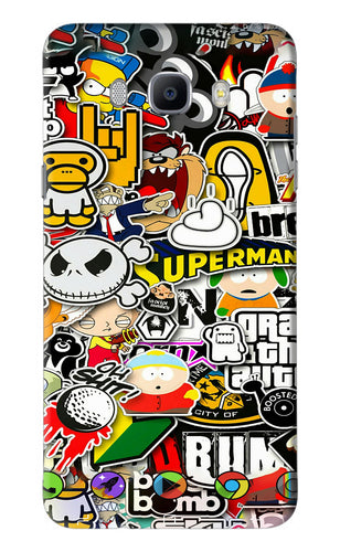Sticker Bomb Samsung Galaxy J7 2016 Back Skin Wrap