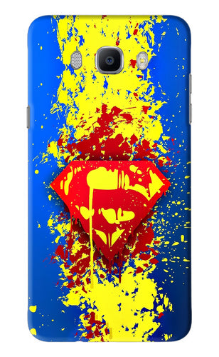 Superman logo Samsung Galaxy J7 2016 Back Skin Wrap