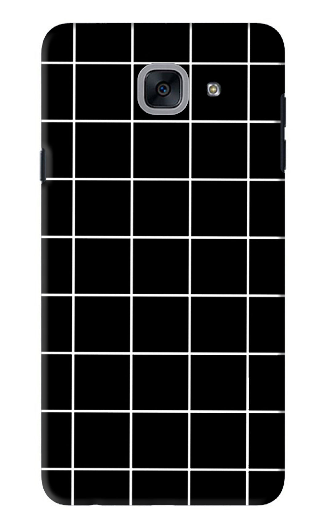 White Grid Samsung Galaxy J7 Max Back Skin Wrap