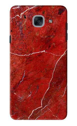 Red Marble Design Samsung Galaxy J7 Max Back Skin Wrap