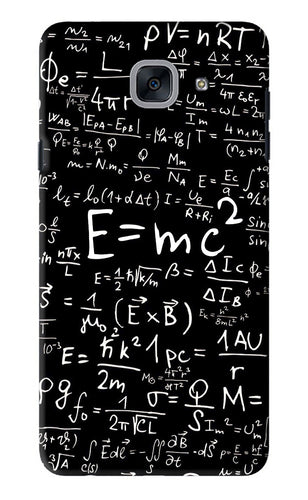 Physics Albert Einstein Formula Samsung Galaxy J7 Max Back Skin Wrap