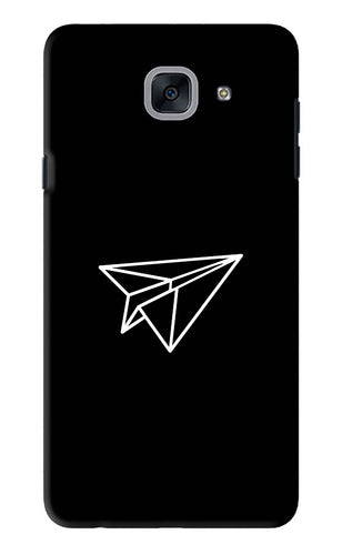 Paper Plane White Samsung Galaxy J7 Max Back Skin Wrap