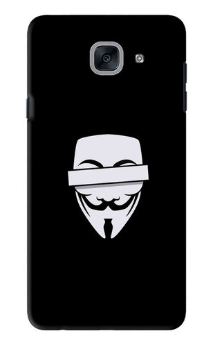 Anonymous Face Samsung Galaxy J7 Max Back Skin Wrap