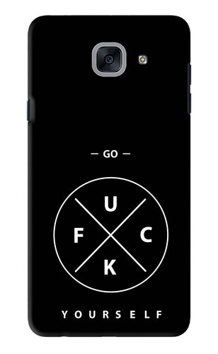 Go Fuck Yourself Samsung Galaxy J7 Max Back Skin Wrap
