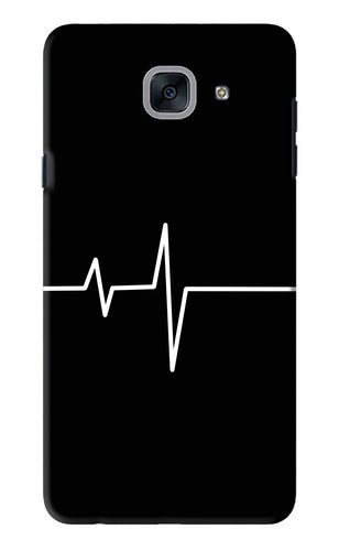 Heart Beats Samsung Galaxy J7 Max Back Skin Wrap