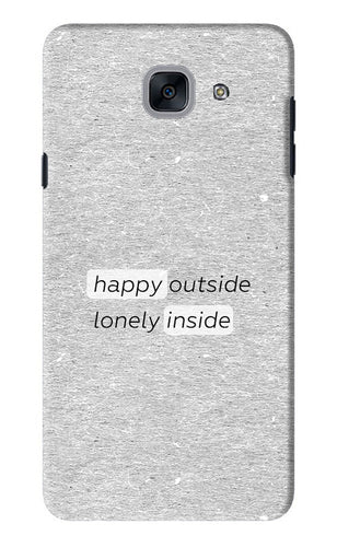 Happy Outside Lonely Inside Samsung Galaxy J7 Max Back Skin Wrap