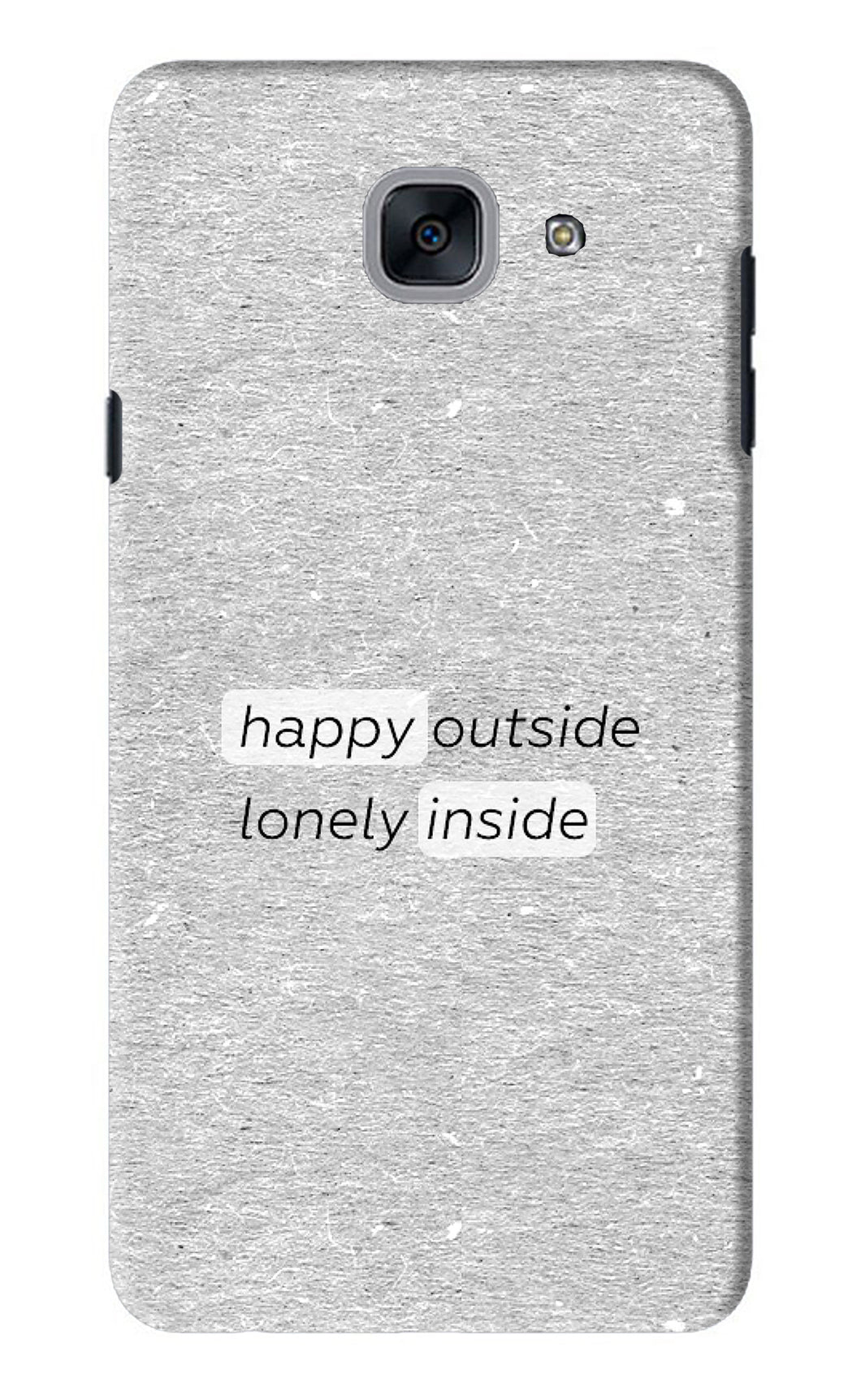 Happy Outside Lonely Inside Samsung Galaxy J7 Max Back Skin Wrap