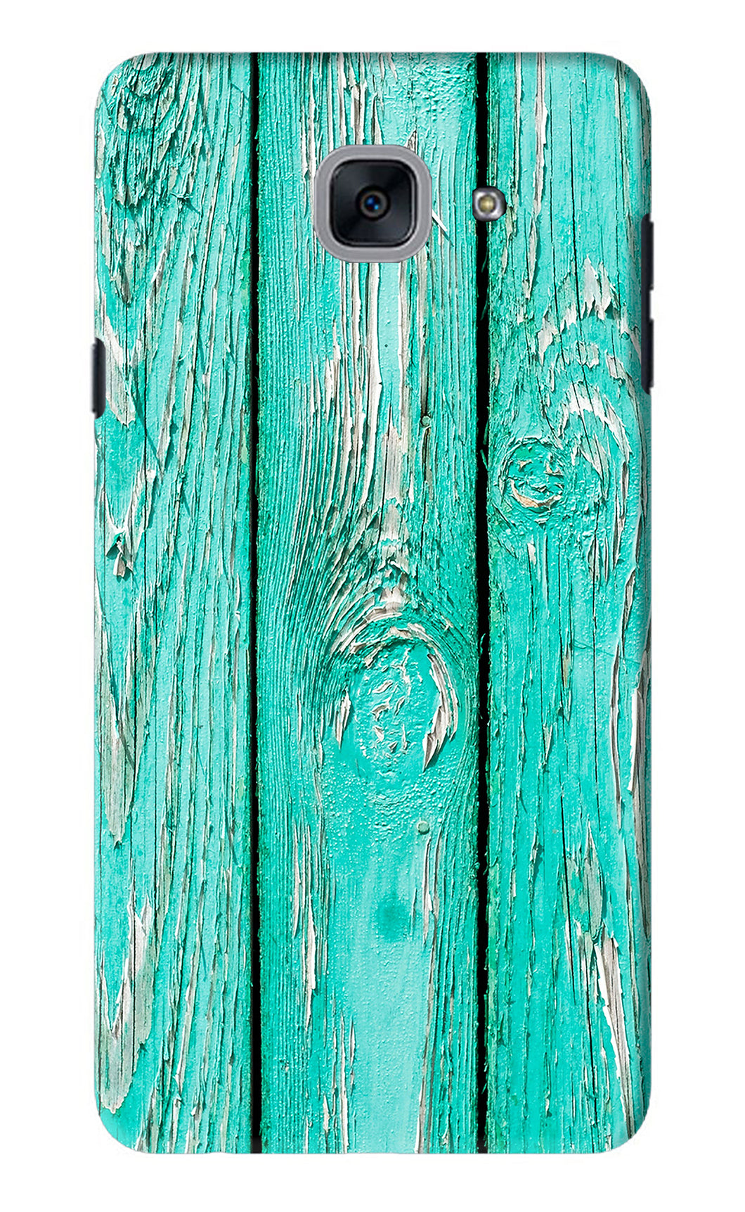Blue Wood Samsung Galaxy J7 Max Back Skin Wrap