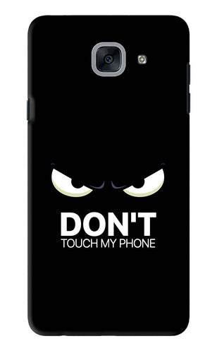 Don'T Touch My Phone Samsung Galaxy J7 Max Back Skin Wrap