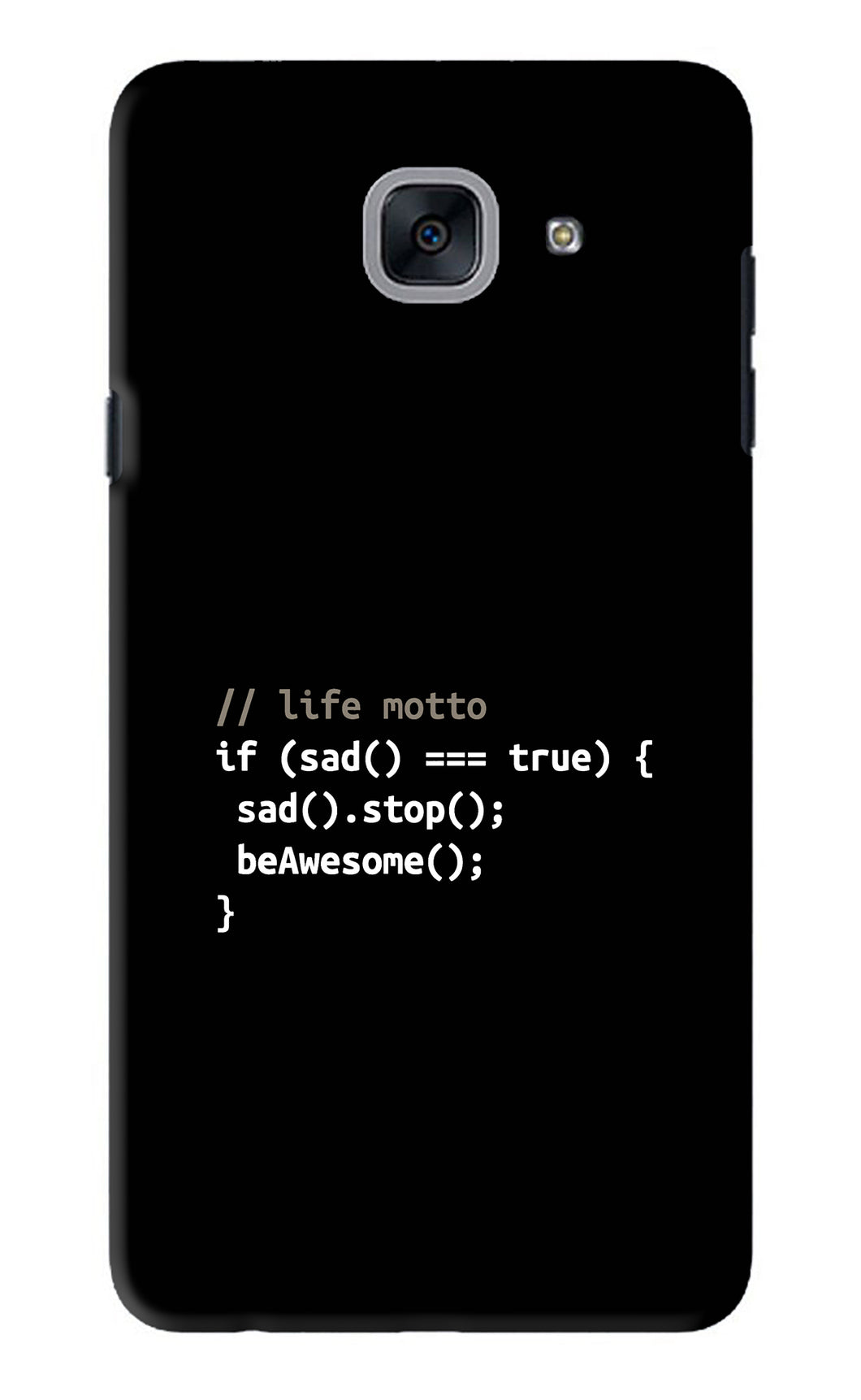 Life Motto Code Samsung Galaxy J7 Max Back Skin Wrap