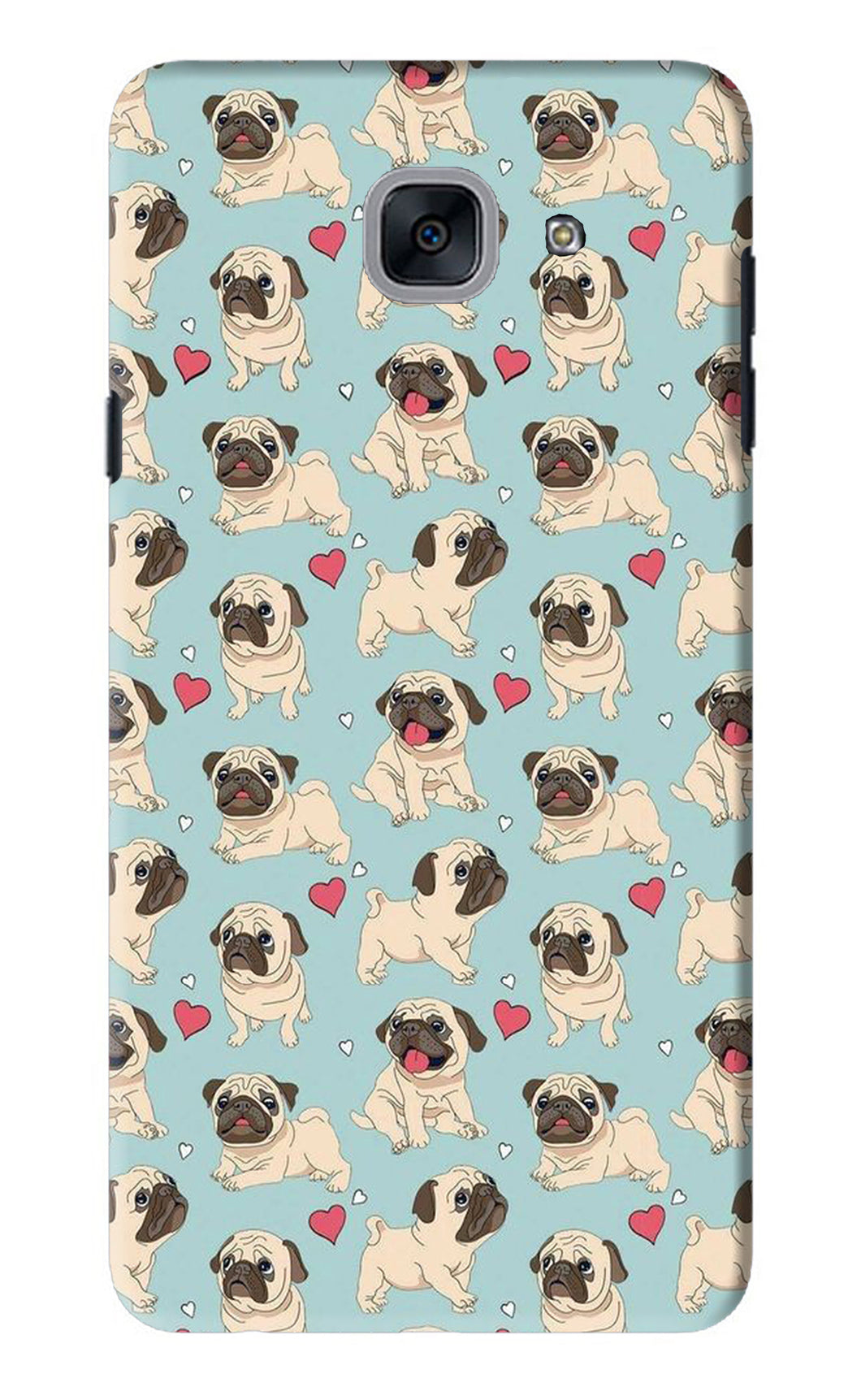 Pug Dog Samsung Galaxy J7 Max Back Skin Wrap
