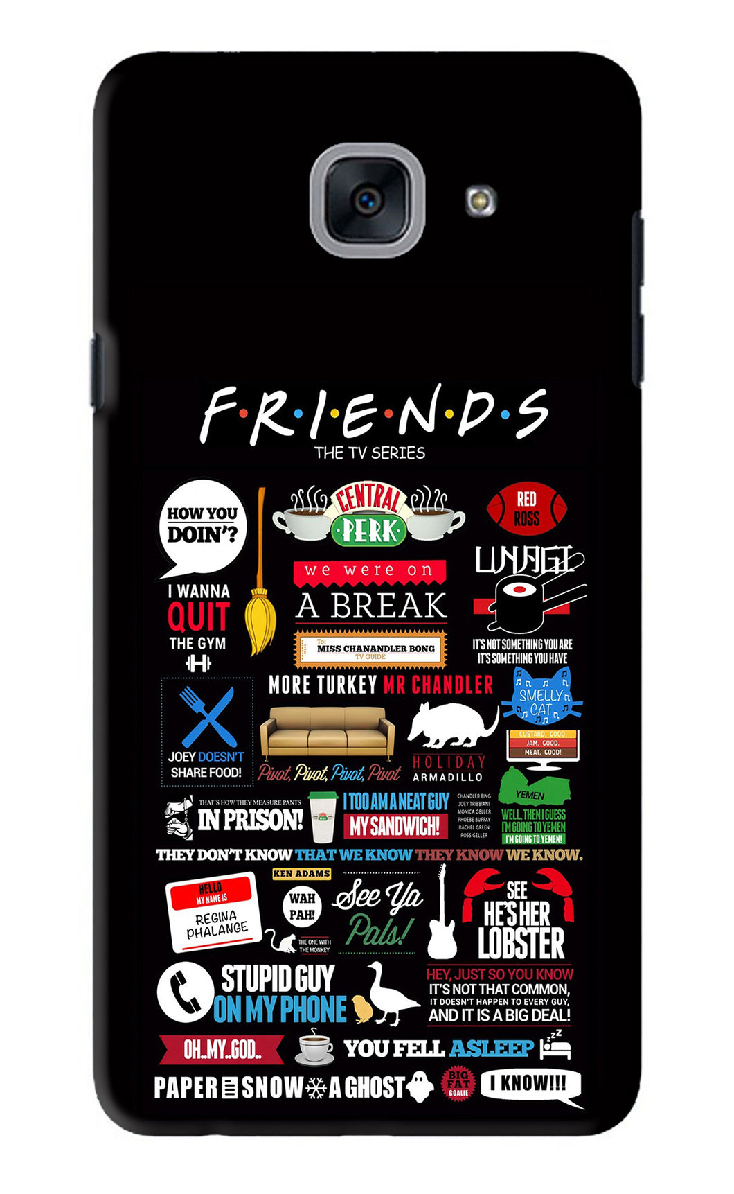 FRIENDS Samsung Galaxy J7 Max Back Skin Wrap