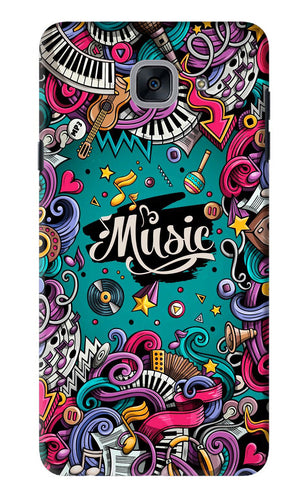 Music Graffiti Samsung Galaxy J7 Max Back Skin Wrap