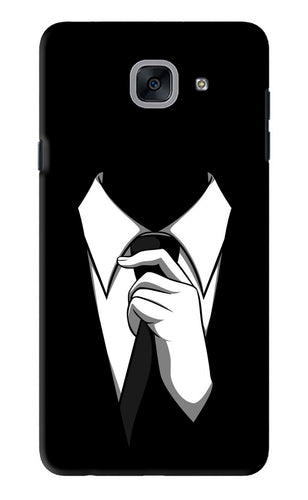 Black Tie Samsung Galaxy J7 Max Back Skin Wrap