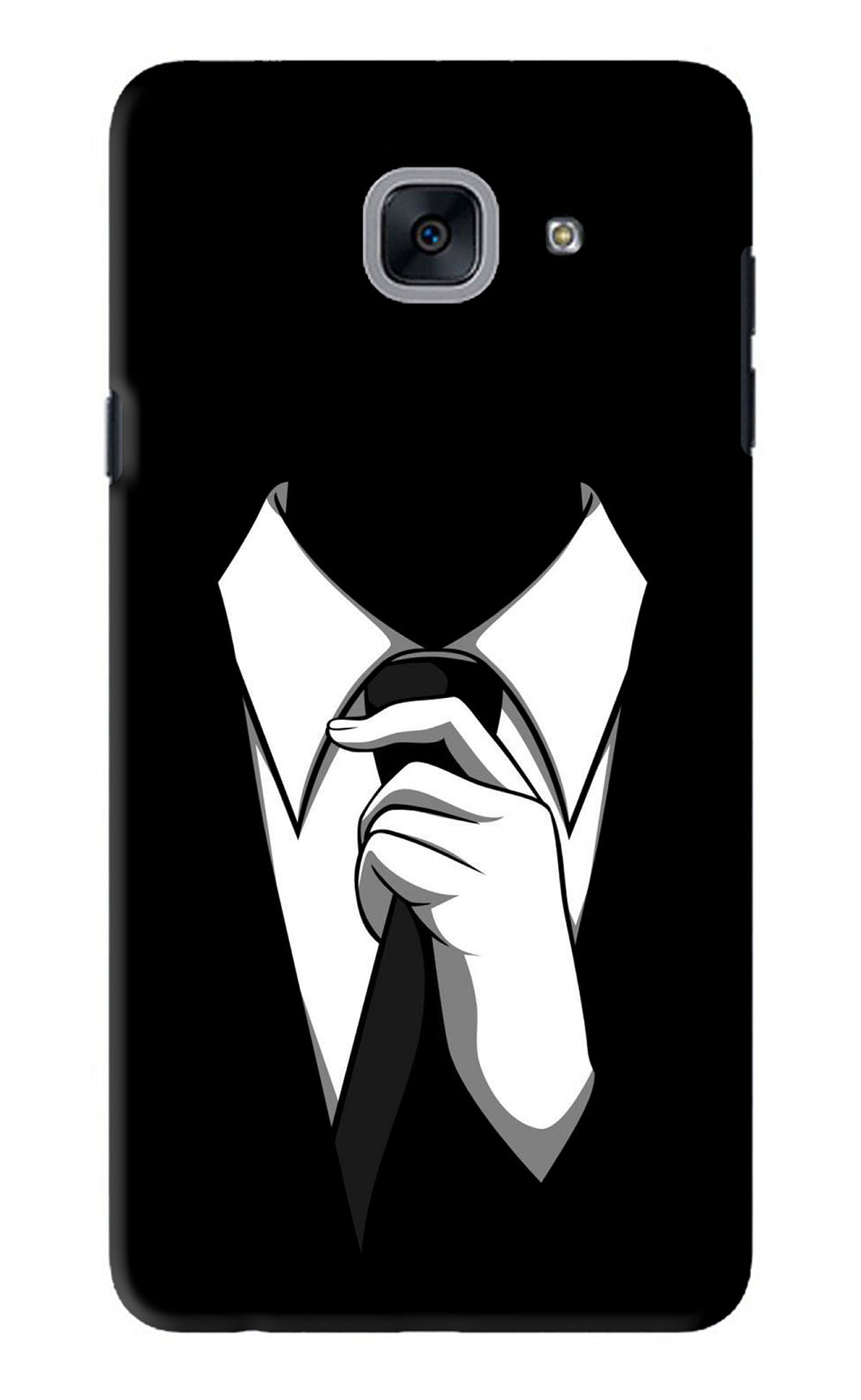 Black Tie Samsung Galaxy J7 Max Back Skin Wrap