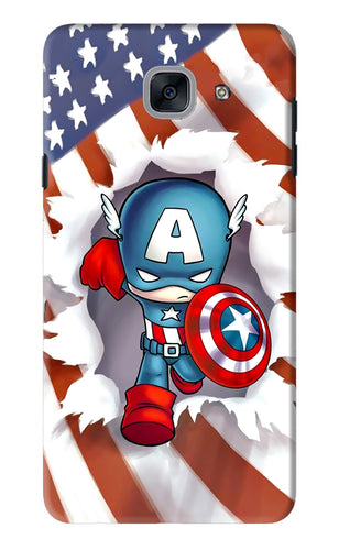 Captain America Samsung Galaxy J7 Max Back Skin Wrap