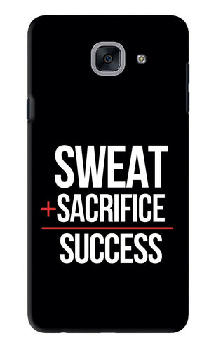 Sweat Sacrifice Success Samsung Galaxy J7 Max Back Skin Wrap