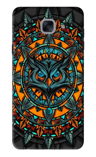 Angry Owl Art Samsung Galaxy J7 Max Back Skin Wrap