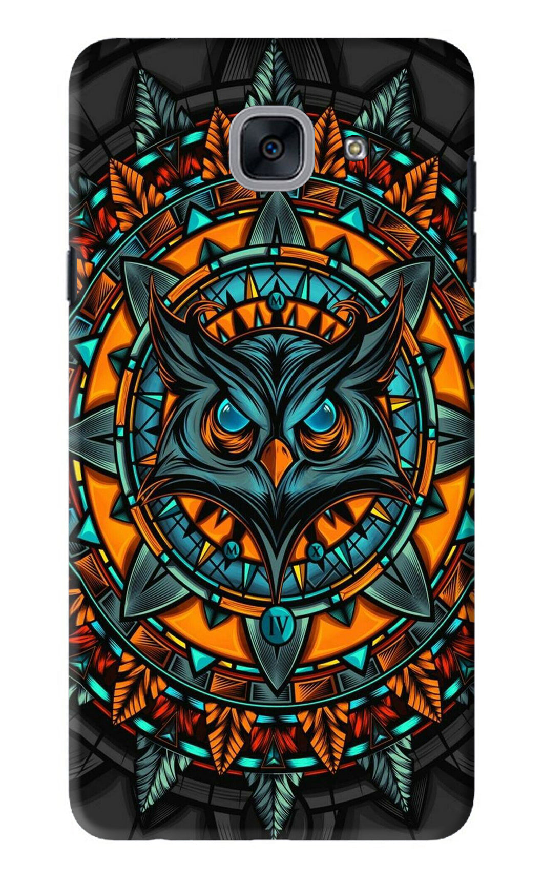 Angry Owl Art Samsung Galaxy J7 Max Back Skin Wrap