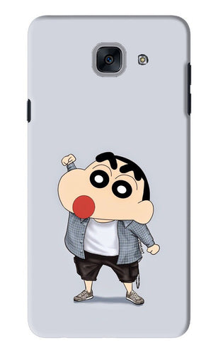 Shinchan Samsung Galaxy J7 Max Back Skin Wrap