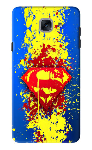 Superman logo Samsung Galaxy J7 Max Back Skin Wrap