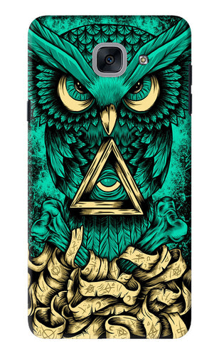 Green Owl Samsung Galaxy J7 Max Back Skin Wrap