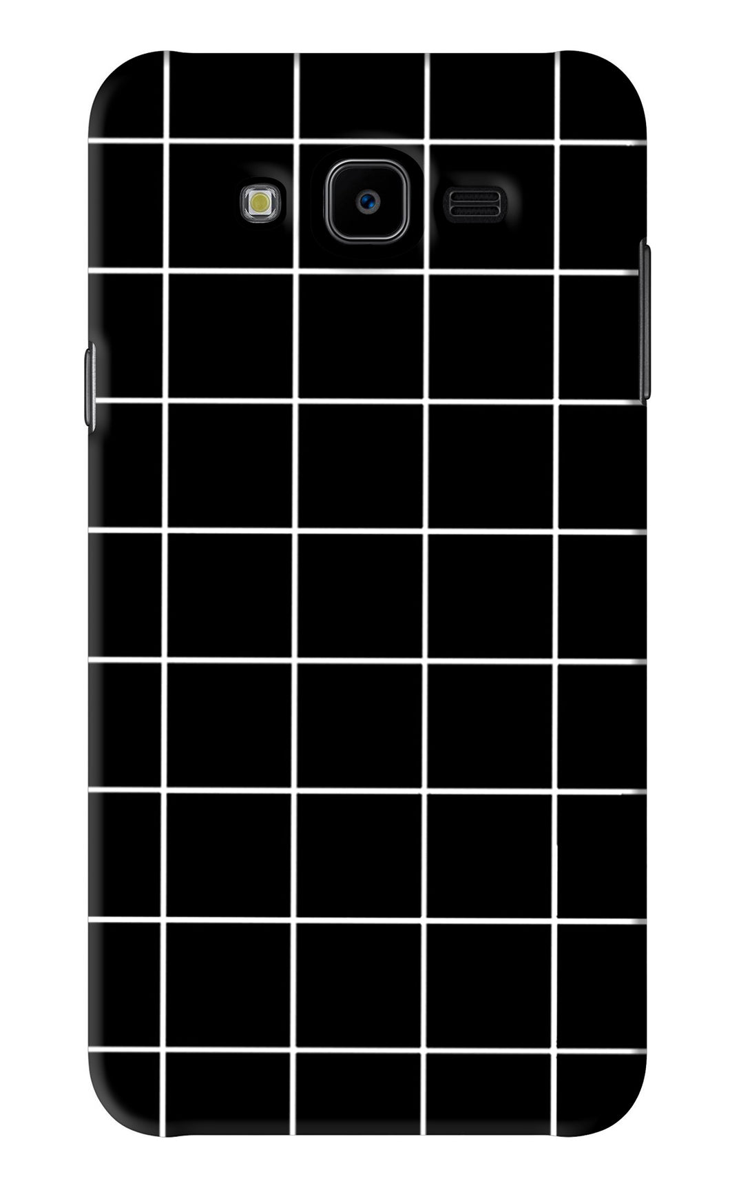 White Grid Samsung Galaxy J7 Next Back Skin Wrap