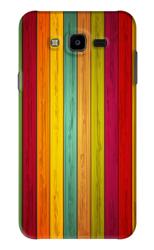 Multicolor Wooden Samsung Galaxy J7 Next Back Skin Wrap