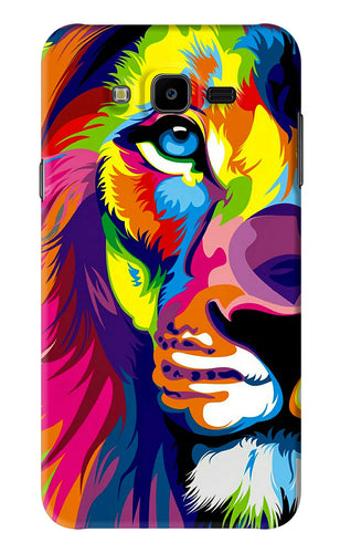 Lion Half Face Samsung Galaxy J7 Next Back Skin Wrap